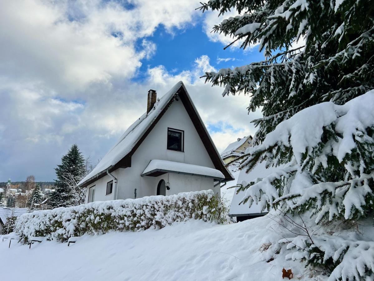 Urige Berghuette Mit Kamin Und Sauna Im Erzgebirge Nahe Schwarzwassertal Pobershau المظهر الخارجي الصورة