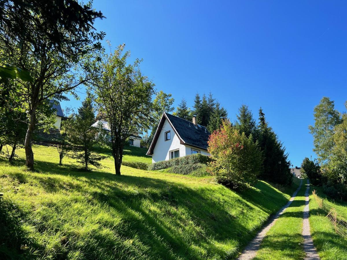 Urige Berghuette Mit Kamin Und Sauna Im Erzgebirge Nahe Schwarzwassertal Pobershau المظهر الخارجي الصورة