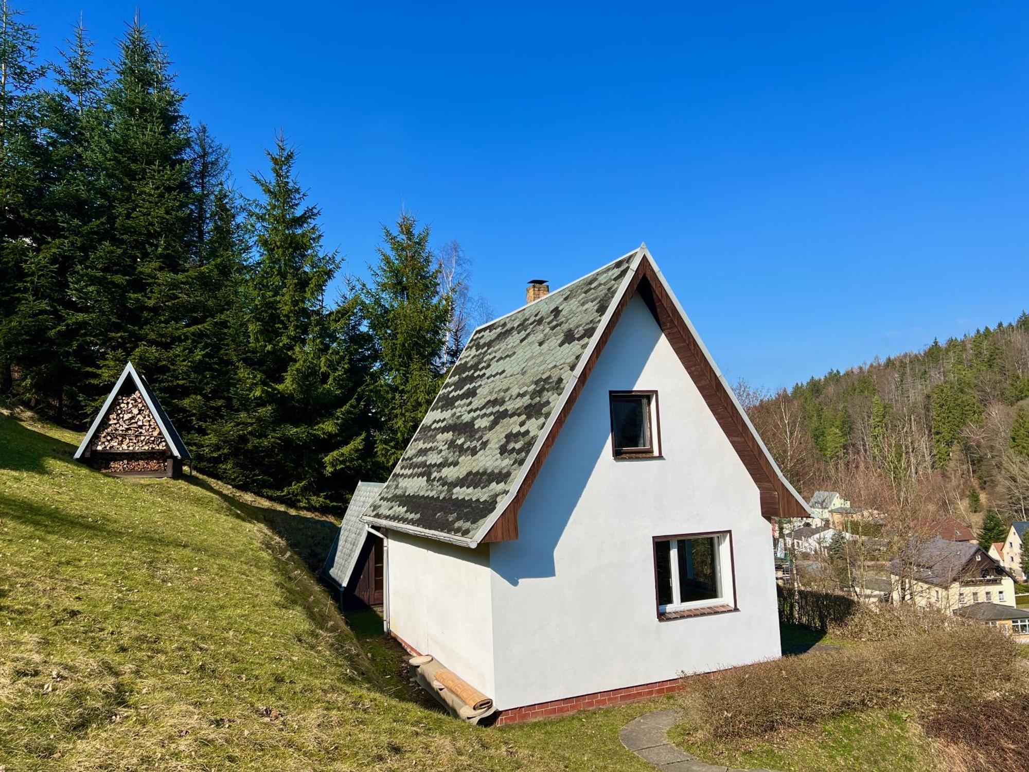 Urige Berghuette Mit Kamin Und Sauna Im Erzgebirge Nahe Schwarzwassertal Pobershau المظهر الخارجي الصورة